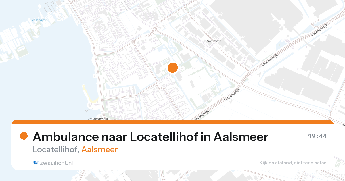 Ambulance naar Locatellihof in Aalsmeer — 28 aug 2026