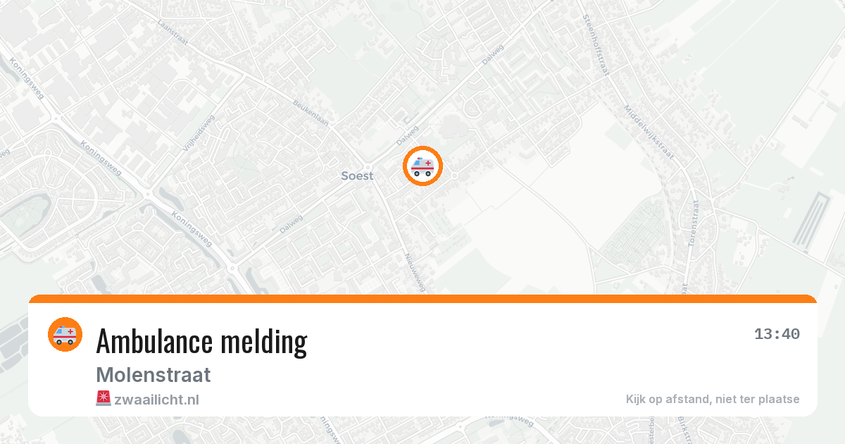 Ambulance melding — 11 jul 2026