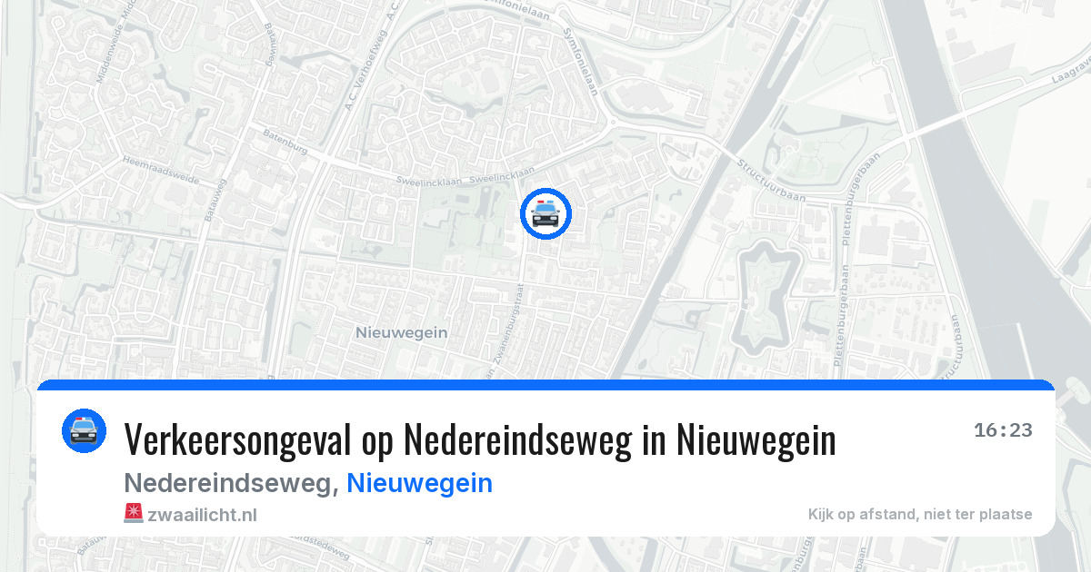 Verkeersongeval op Nedereindseweg in Nieuwegein — 6 apr 2026