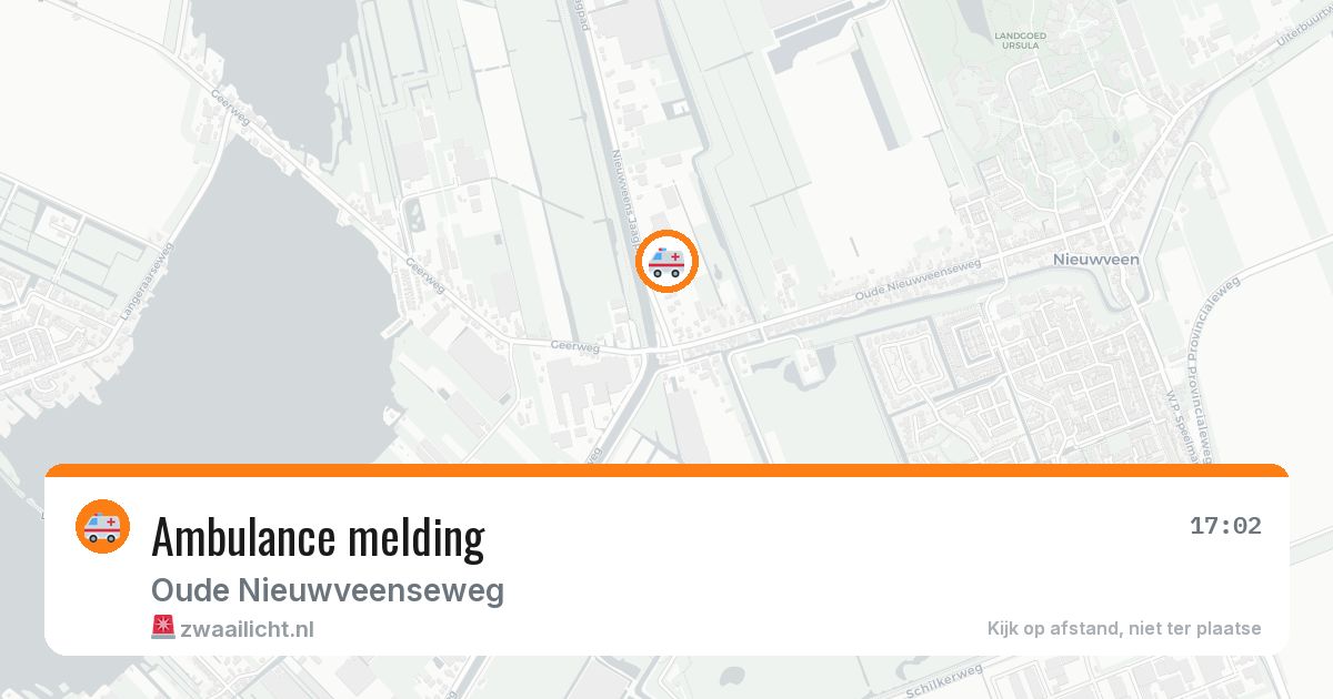 Ambulance melding — 13 jun 2026