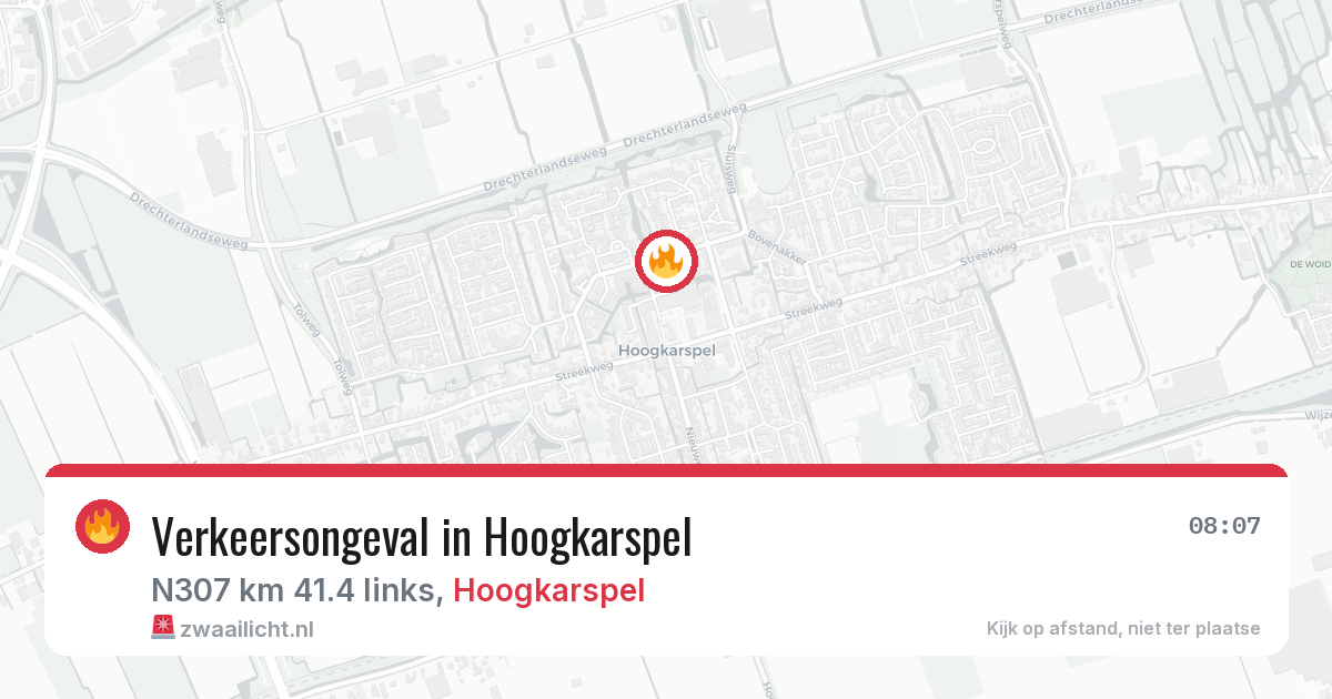 Verkeersongeval in Hoogkarspel — 21 jun 2026