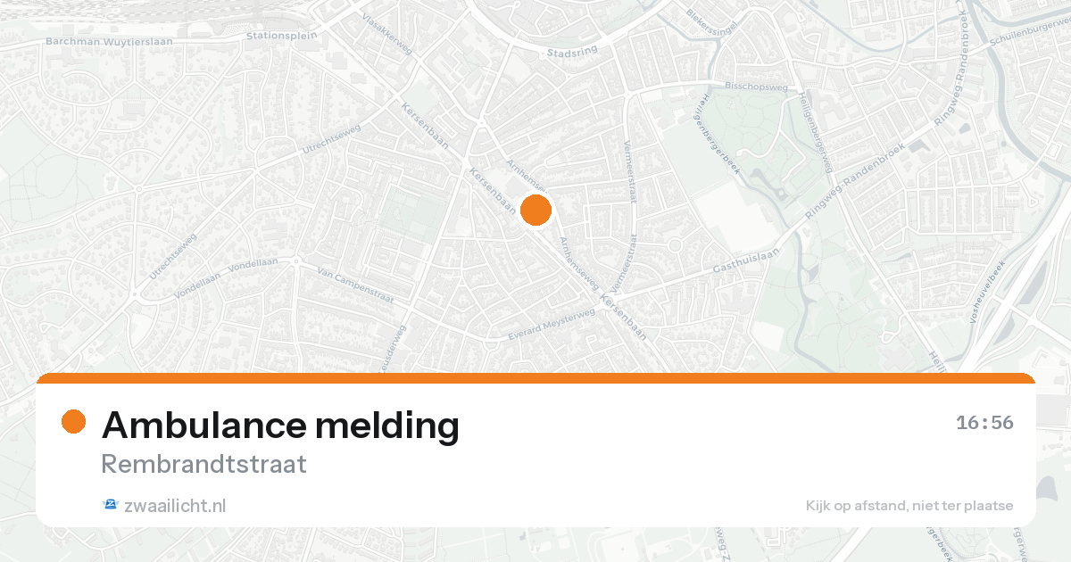 Ambulance melding — 4 mei 2026