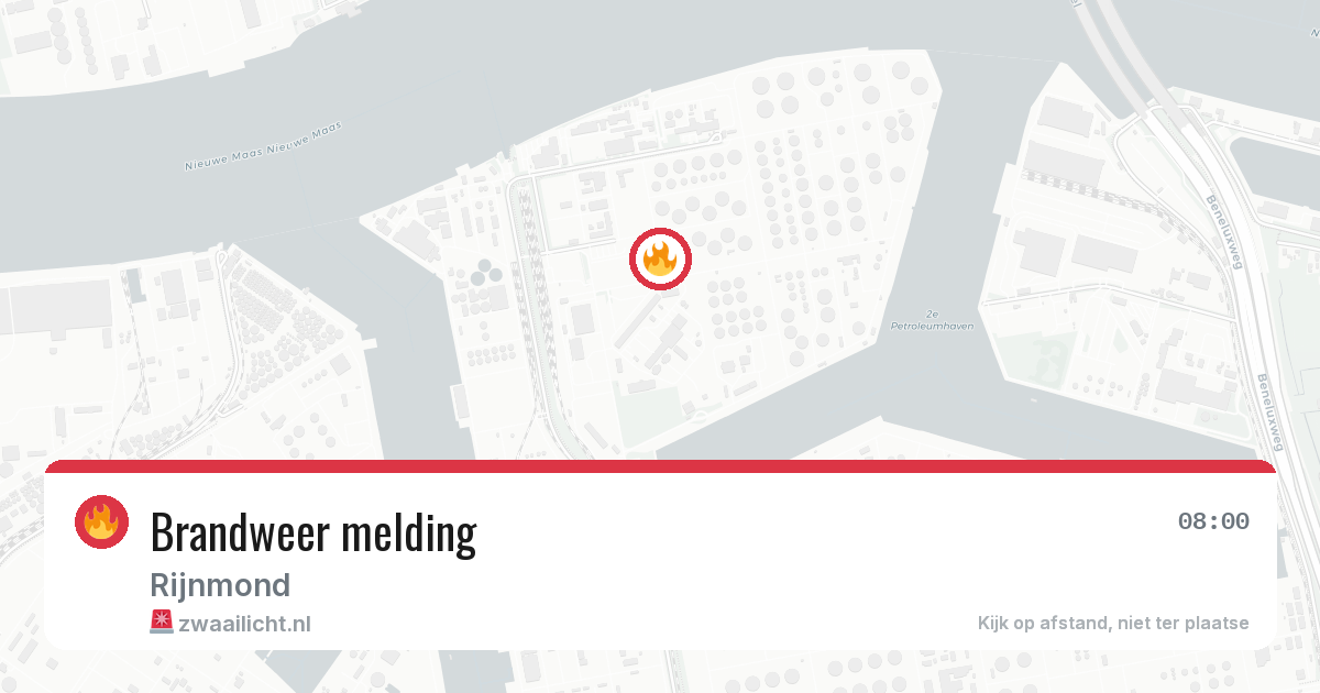 Brandweer melding — 11 mei 2026