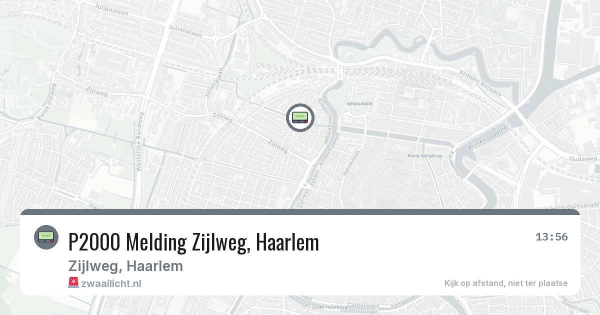 P2000 Melding Zijlweg, Haarlem — 2 jul 2026