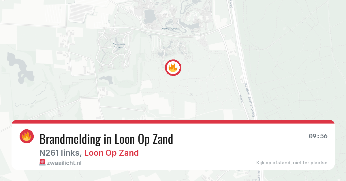 Brandmelding in Loon Op Zand — 2 mei 2026