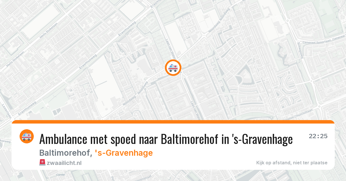 Ambulance met spoed naar Baltimorehof in 's-Gravenhage — 17 jun 2026