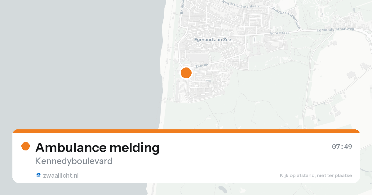 Ambulance melding — 31 jan 2026