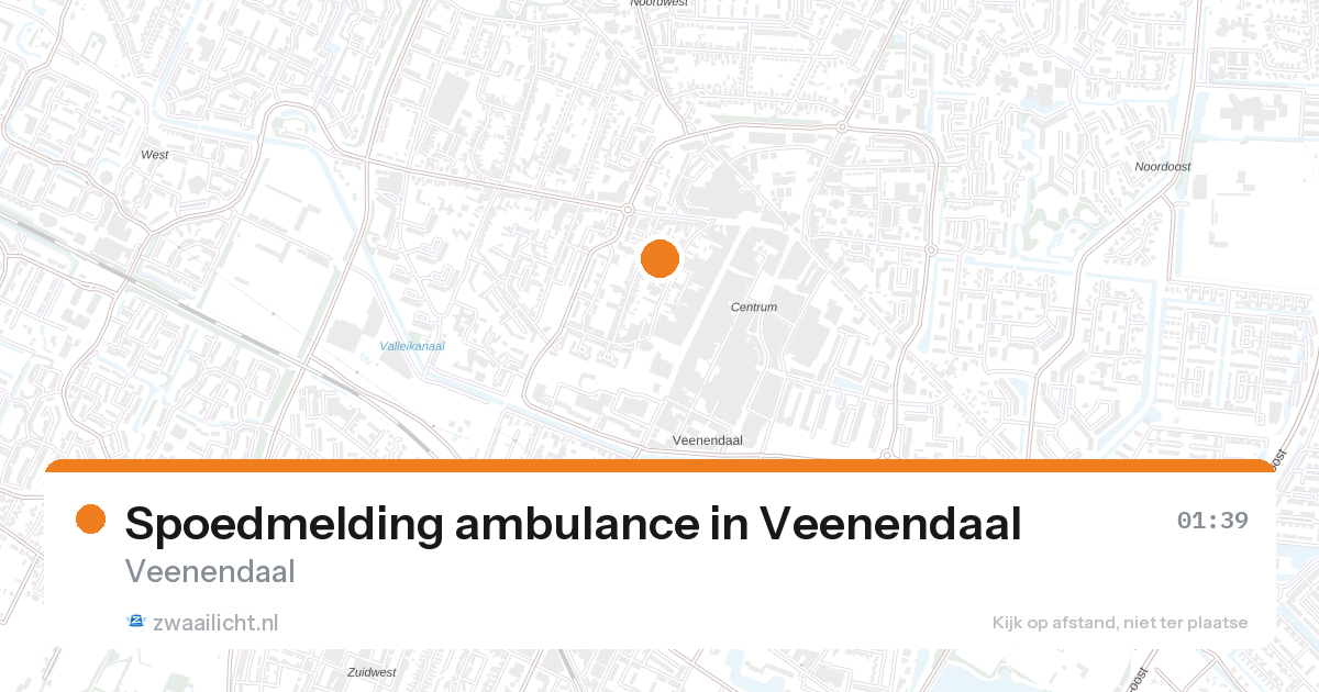 Spoedmelding ambulance in Veenendaal — 1 feb 2026