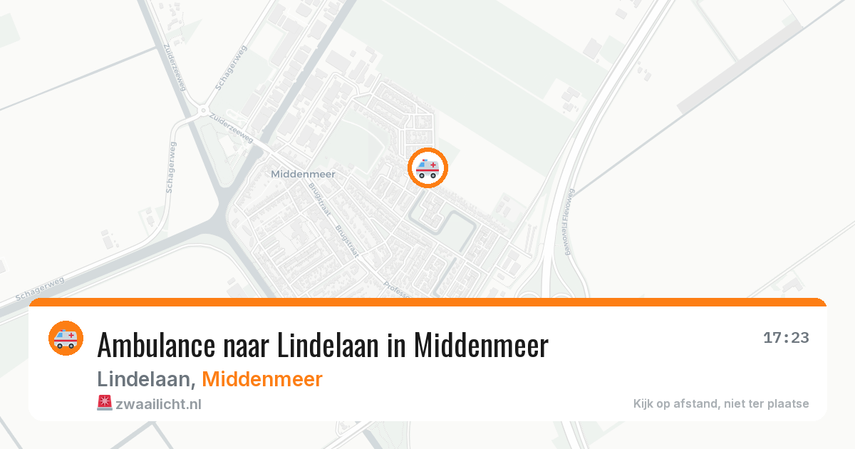 Ambulance naar Lindelaan in Middenmeer — 6 aug 2026