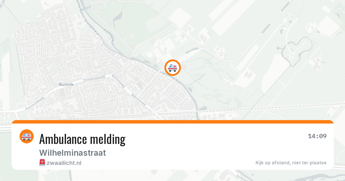 Ambulance melding — 8 feb 2026