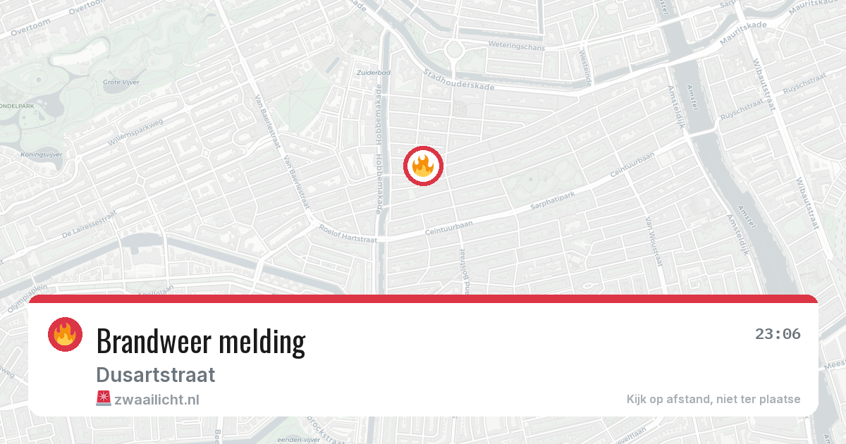 Brandweer melding — 18 jun 2026