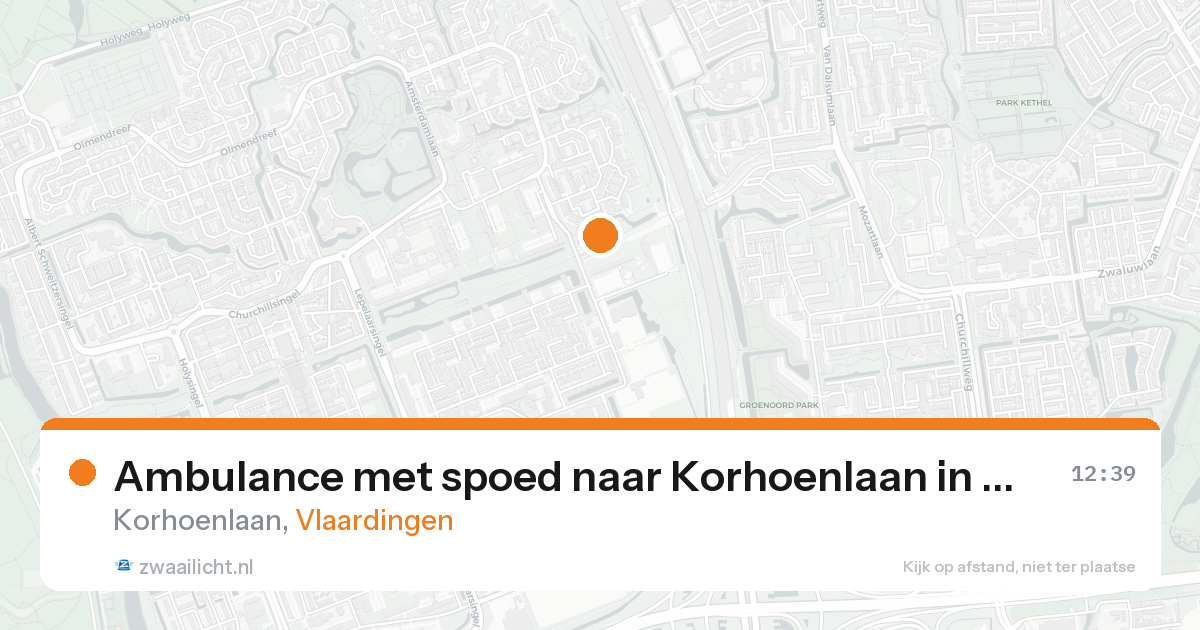 Ambulance met spoed naar Korhoenlaan in Vlaardingen — 31 jan 2026