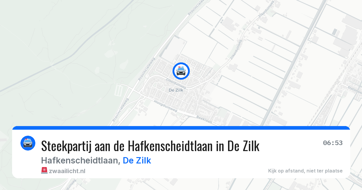Steekpartij aan de Hafkenscheidtlaan in De Zilk — 8 mei 2026