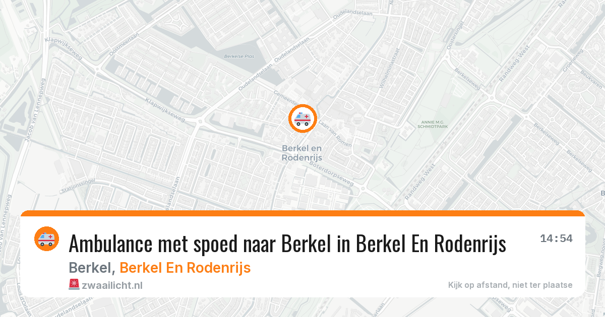 Ambulance met spoed naar Berkel in Berkel En Rodenrijs — 8 feb 2026