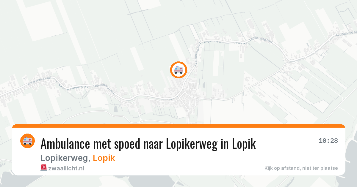 Ambulance met spoed naar Lopikerweg in Lopik — 1 apr 2026