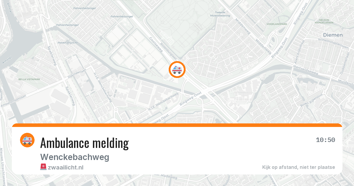 Ambulance melding — 27 feb 2026