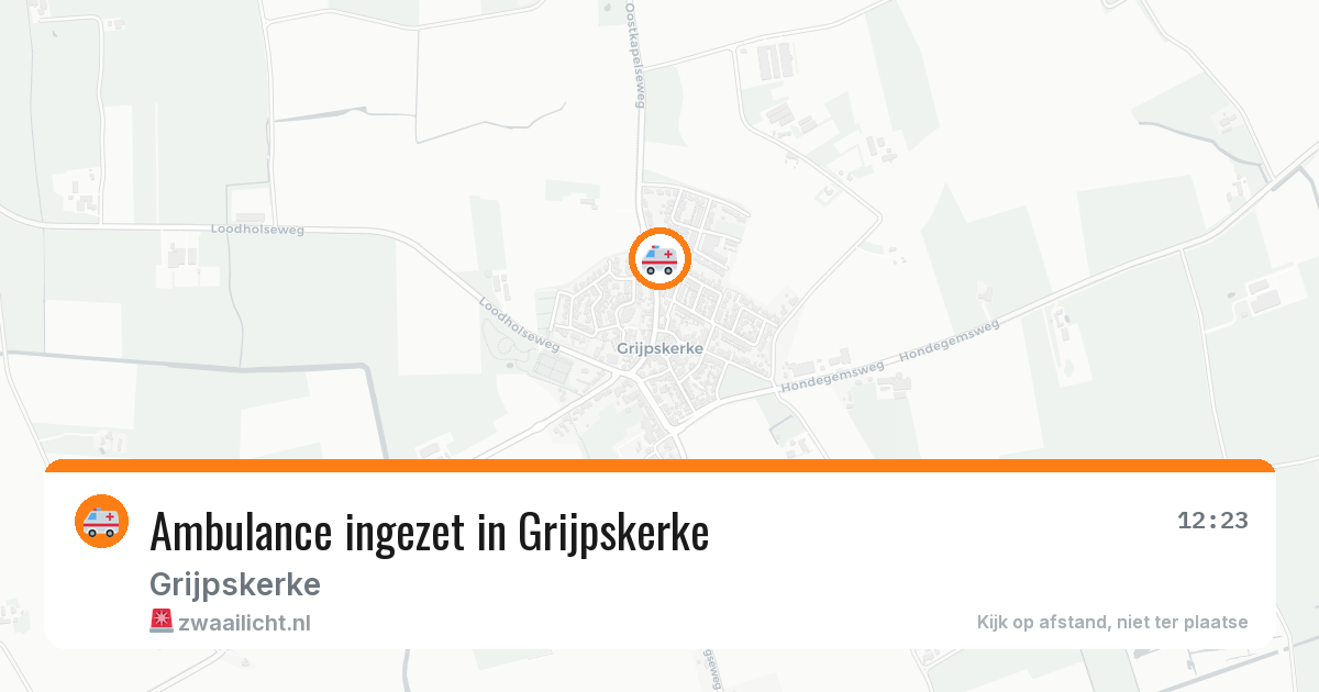 Ambulance ingezet in Grijpskerke — 14 jun 2026