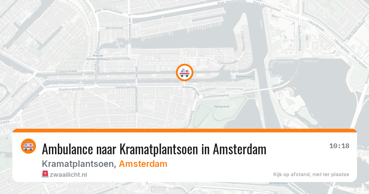 Ambulance naar Kramatplantsoen in Amsterdam — 2 jul 2026