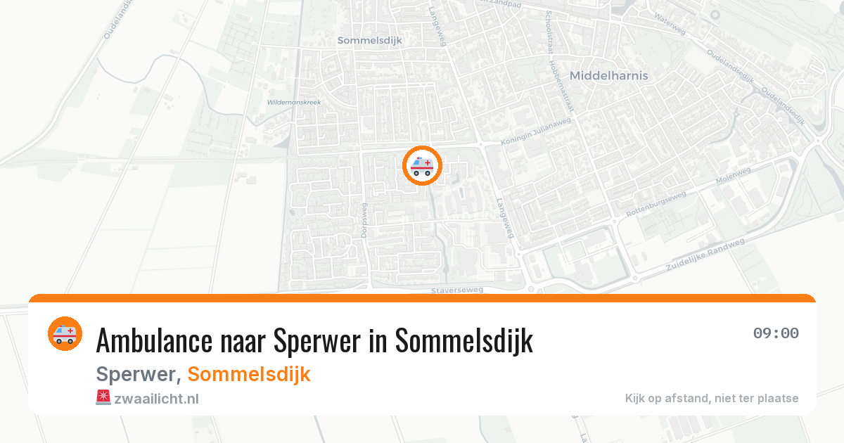 Ambulance naar Sperwer in Sommelsdijk — 20 jul 2026