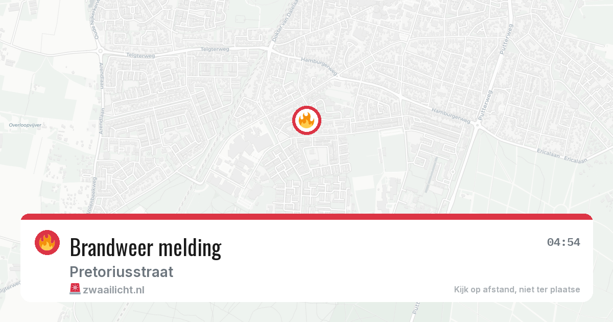 Brandweer melding — 25 jun 2026