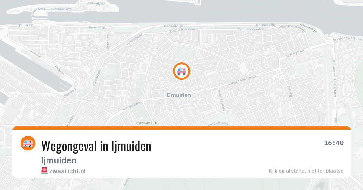 Wegongeval in Ijmuiden — 22 jun 2026