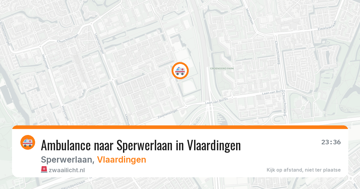 Ambulance naar Sperwerlaan in Vlaardingen — 12 mei 2026