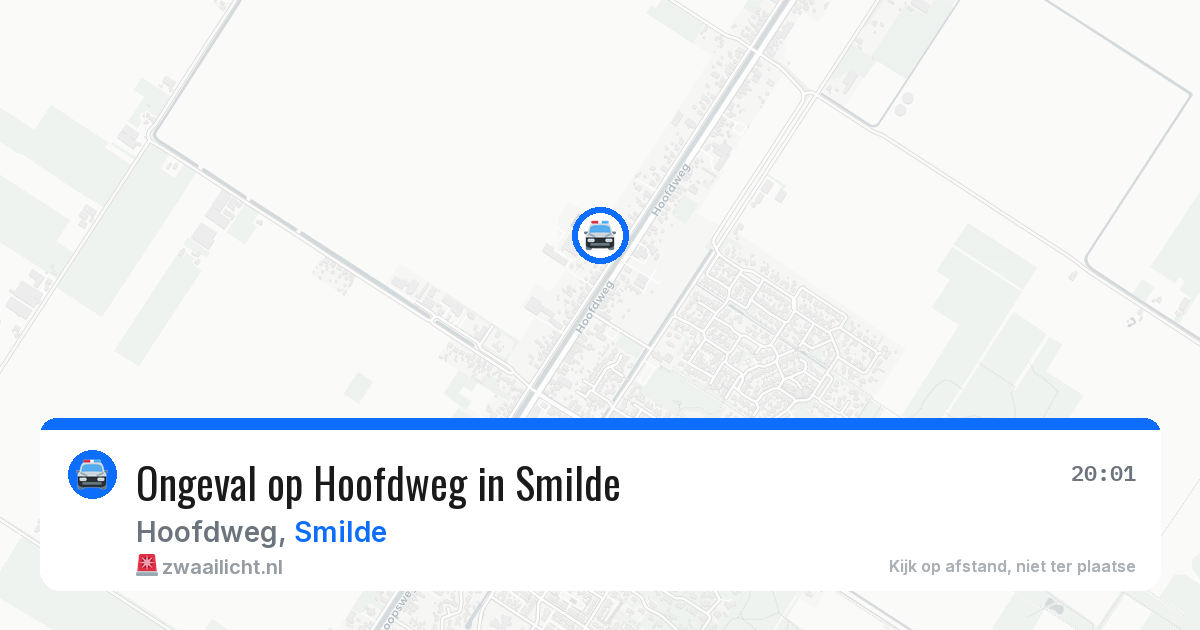 Ongeval op Hoofdweg in Smilde — 31 jul 2026