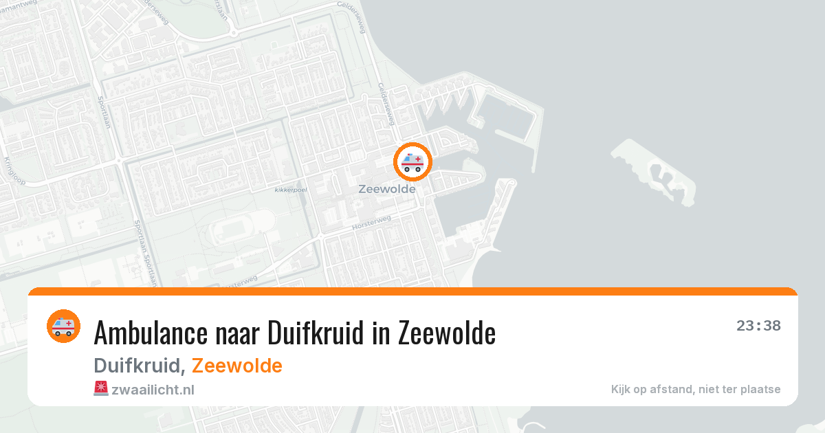 Ambulance naar Duifkruid in Zeewolde — 24 jun 2026