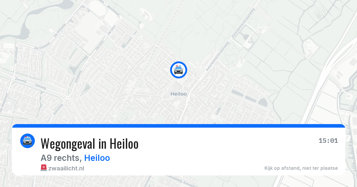 Wegongeval in Heiloo — 5 jun 2026