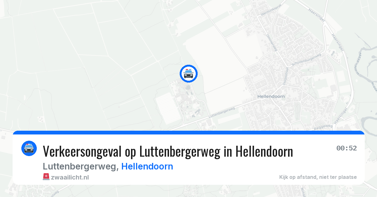 Verkeersongeval op Luttenbergerweg in Hellendoorn — 16 mei 2026