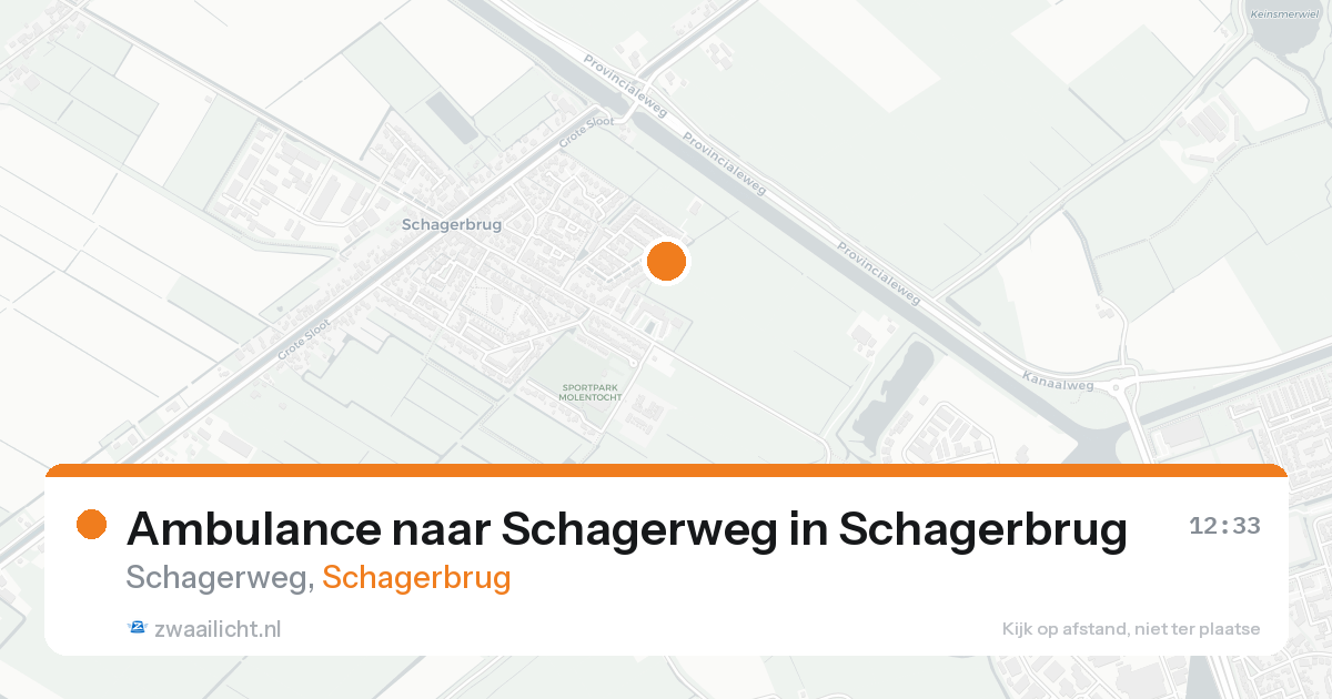 Ambulance naar Schagerweg in Schagerbrug — 31 jan 2026