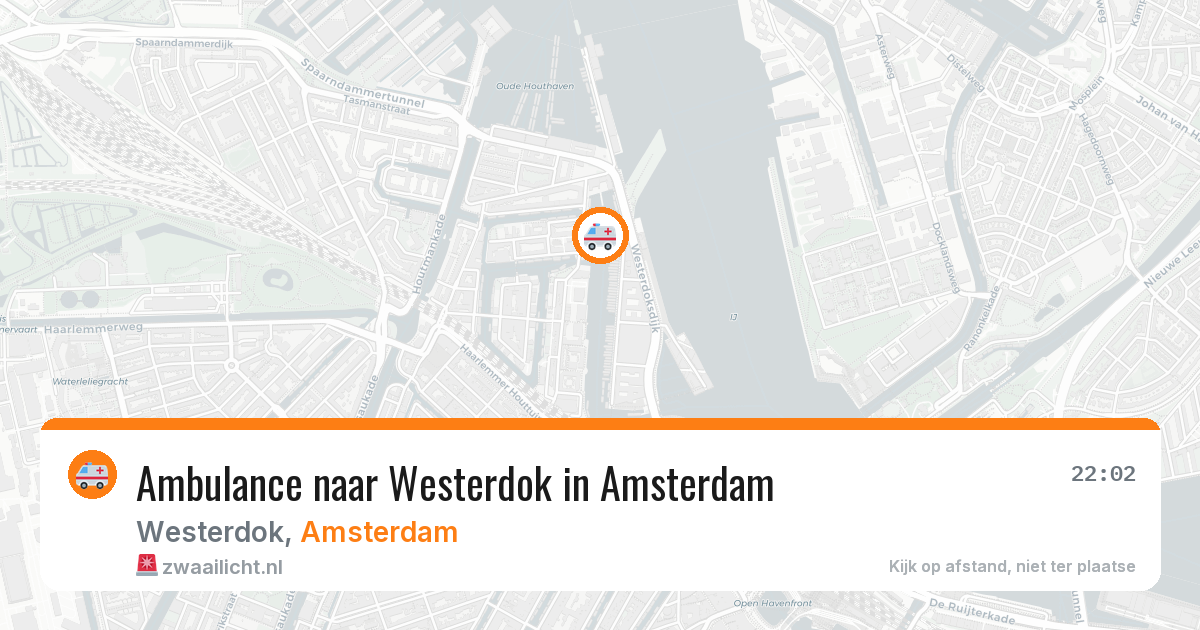 Ambulance naar Westerdok in Amsterdam — 12 jul 2026