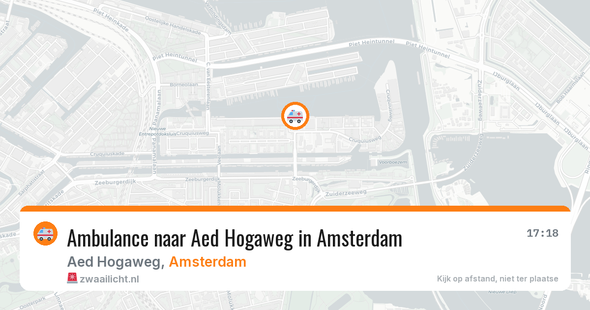 Ambulance naar Aed Hogaweg in Amsterdam — 6 mei 2026
