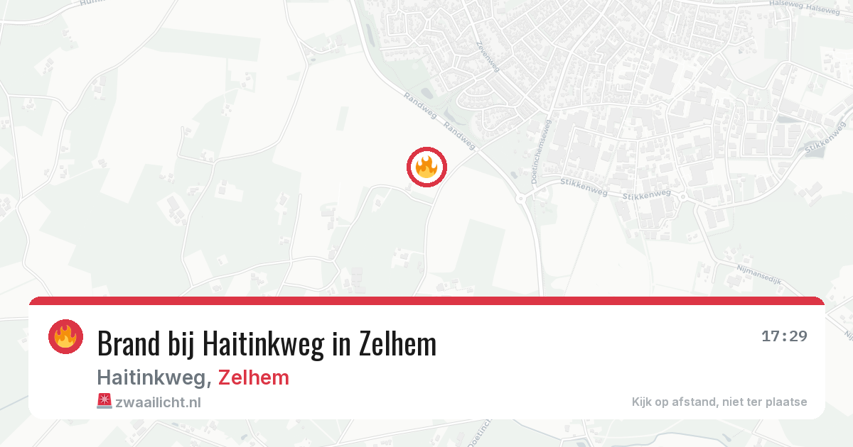 Brand bij Haitinkweg in Zelhem — 20 jun 2026