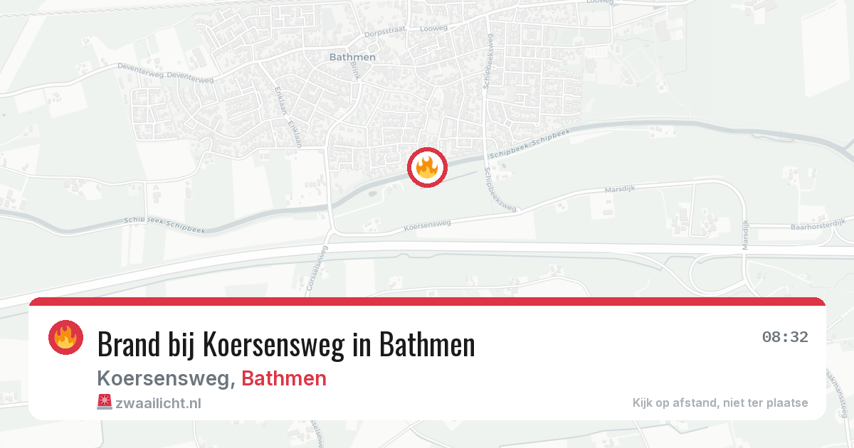 Brand bij Koersensweg in Bathmen — 21 jun 2026
