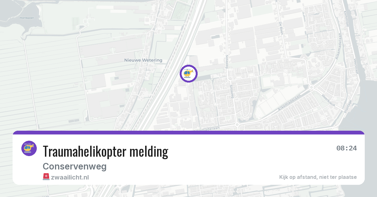 Traumahelikopter melding — 17 feb 2026