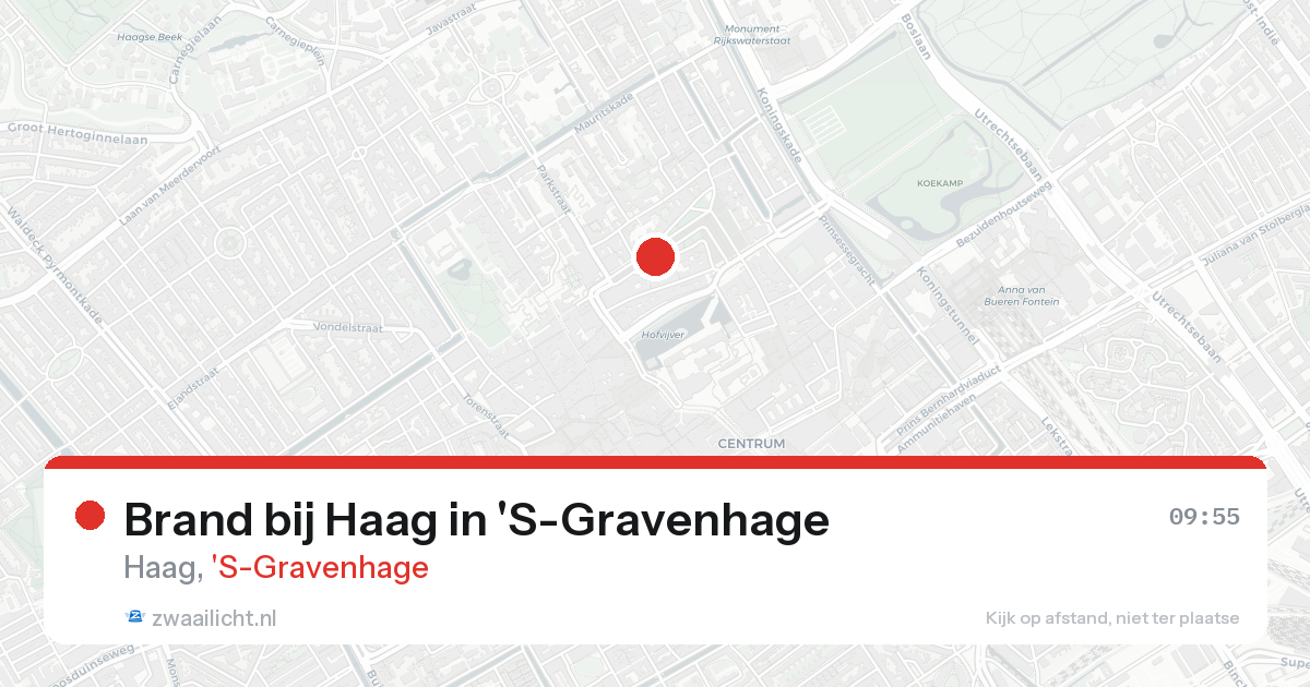 Brand bij Haag in 'S-Gravenhage — 9 mei 2026
