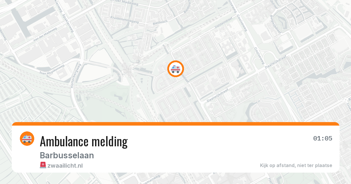Ambulance melding — 3 jun 2026