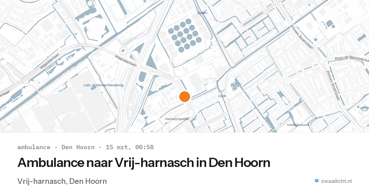 Ambulance naar Vrij-harnasch in Den Hoorn — 5 feb 2026