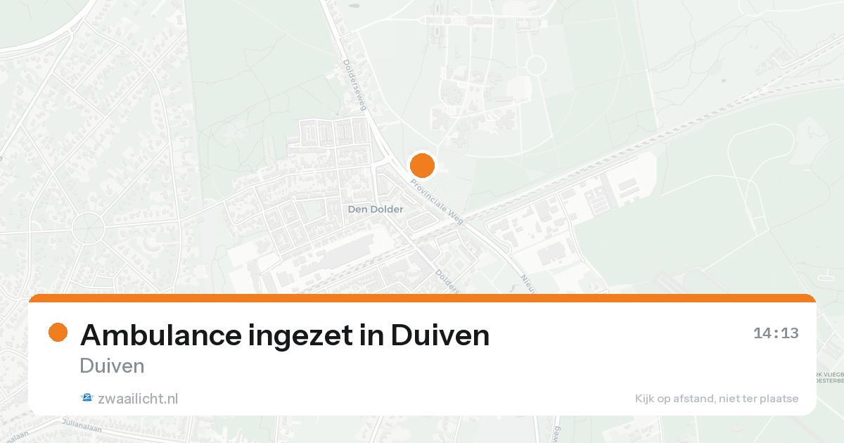 Ambulance ingezet in Duiven — 30 jan 2026