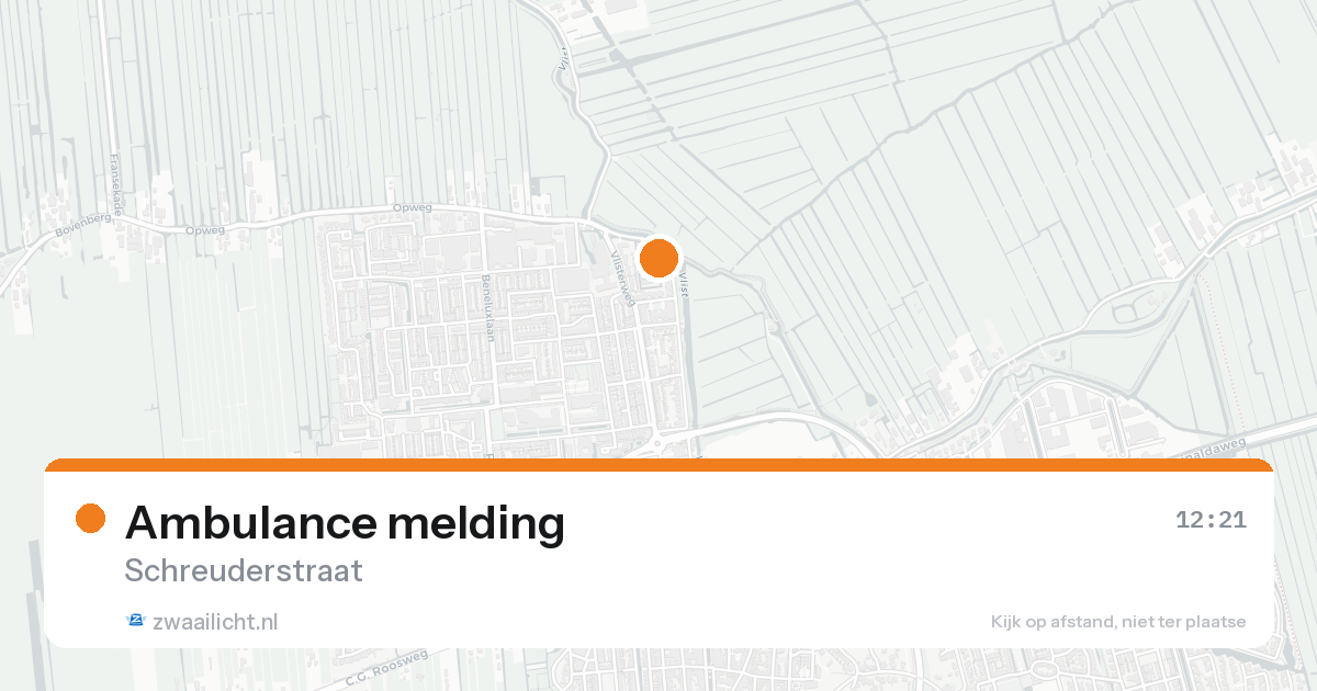 Ambulance melding — 7 feb 2026