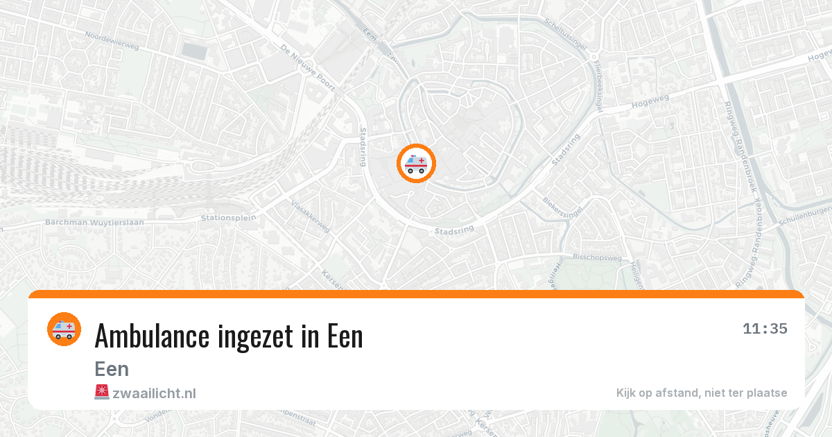 Ambulance ingezet in Een — 18 apr 2026