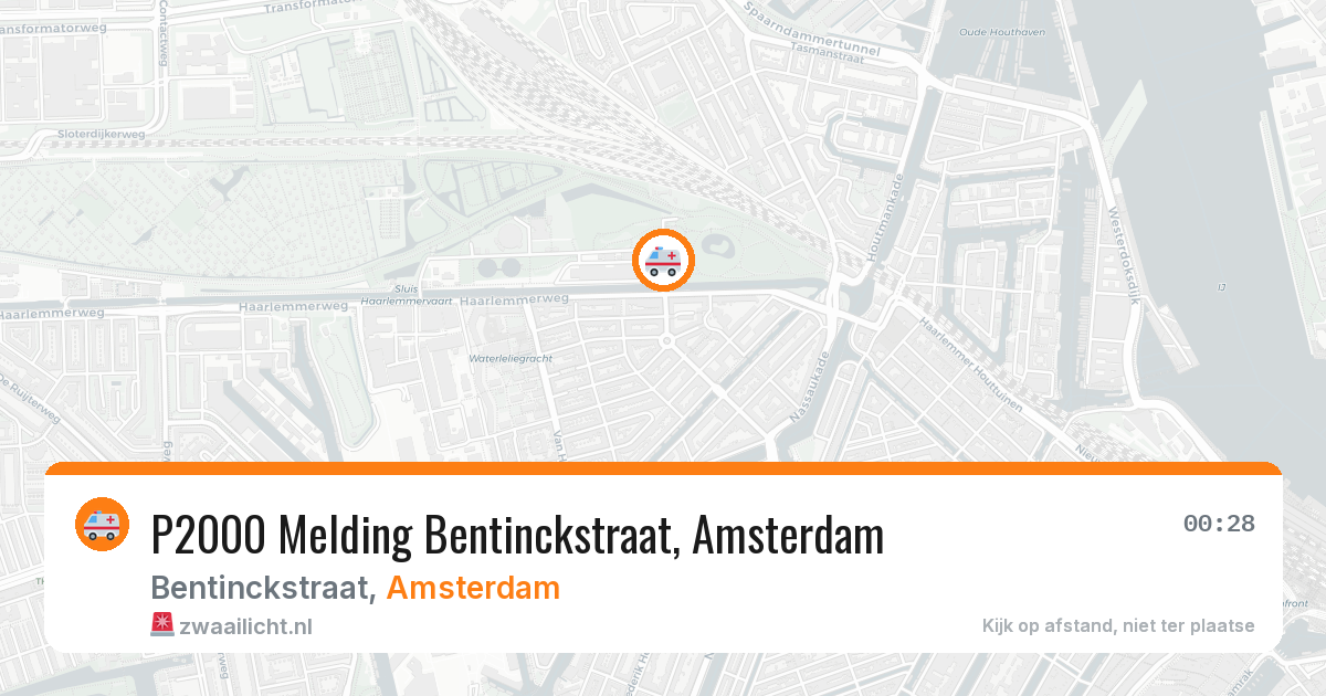 P2000 Melding Bentinckstraat, Amsterdam — 5 mei 2026