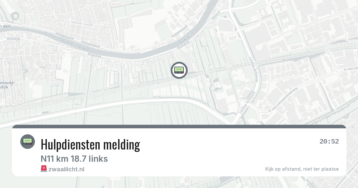 Hulpdiensten melding — 8 feb 2026 | 🚨 Zwaailicht.nl
