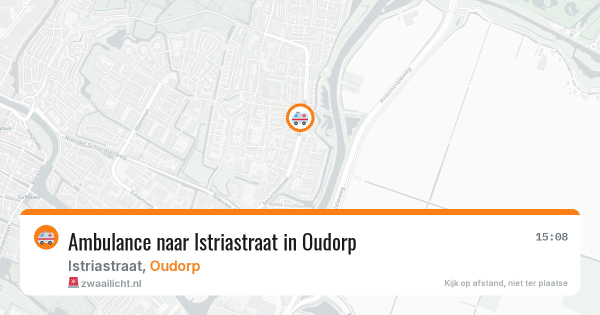 Ambulance naar Istriastraat in Oudorp — 19 mei 2026