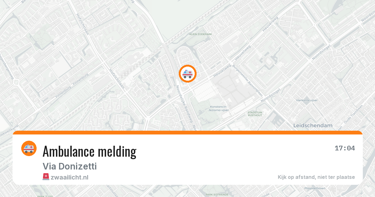 Ambulance melding — 9 mei 2026