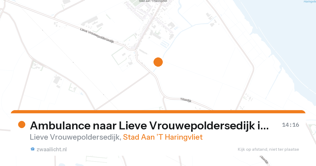 Ambulance naar Lieve Vrouwepoldersedijk in Stad Aan 'T Haringvliet — 24 feb 2026