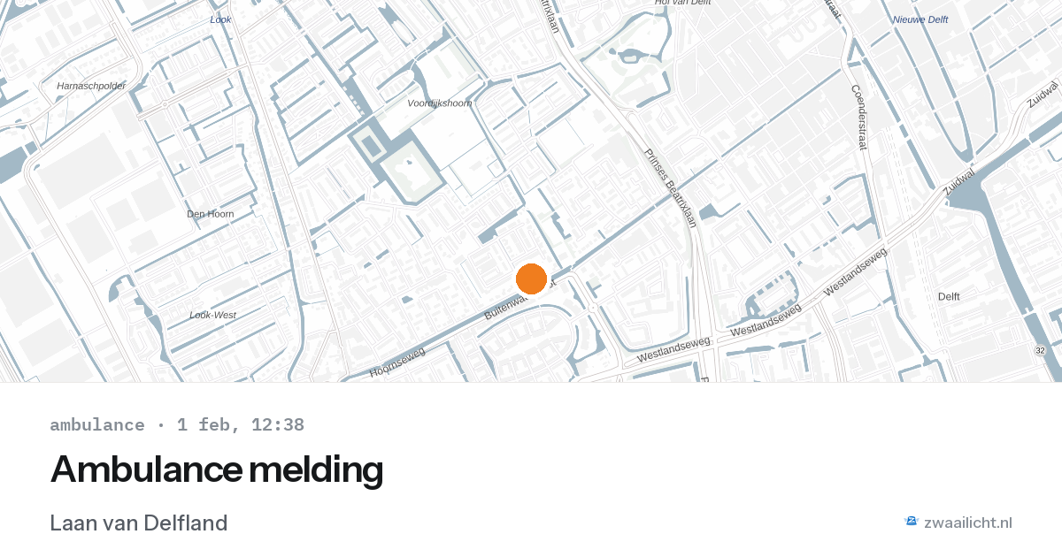 Ambulance melding — 1 feb 2026