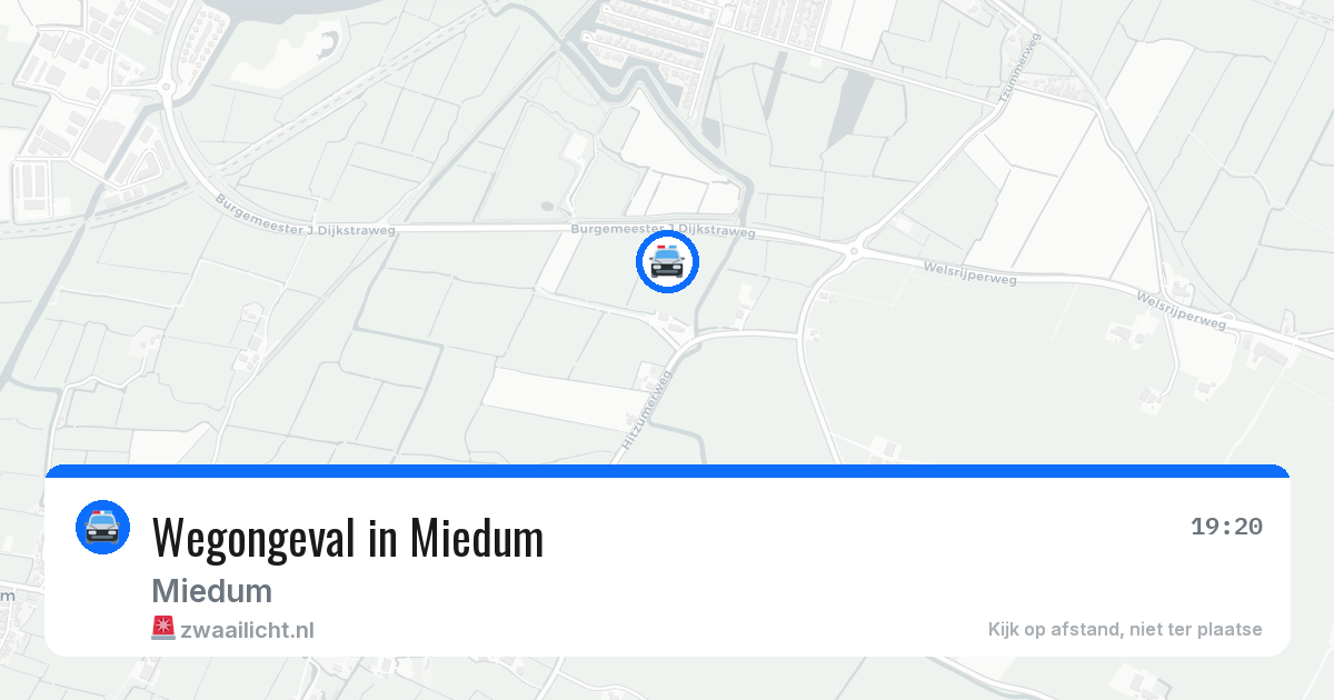 Wegongeval in Miedum — 29 jan 2026