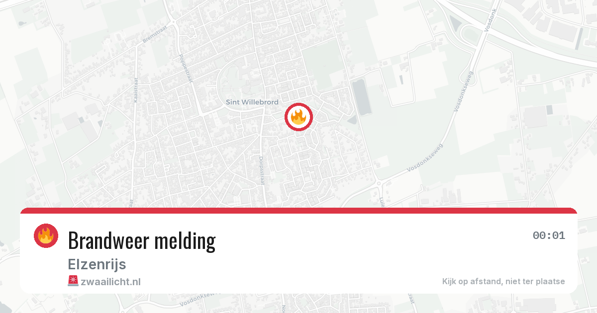 Brandweer melding — 27 jun 2026